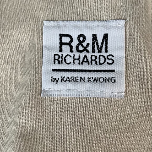 RM Richards Gold Glitter Formal Skirt Suit Set Mother Of Bride Evening Dress 2PC - Picture 3 of 10